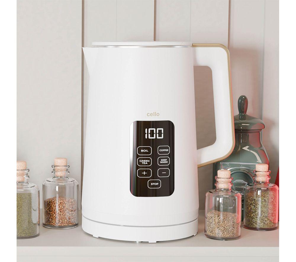 CELLO KE185 Electric Jug Kettle - Pebble White image number 3 of 4