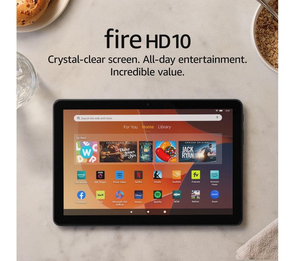 AMAZON Fire HD 10 10.1" Tablet (2023) with Ads - 32 GB, Black image number 4 of 11
