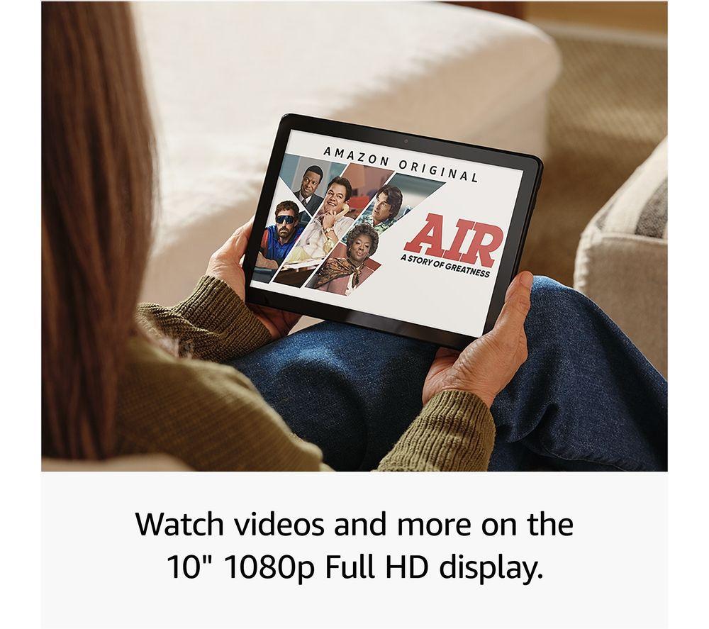 AMAZON Fire HD 10 10.1" Tablet (2023) with Ads - 32 GB, Black image number 7 of 11
