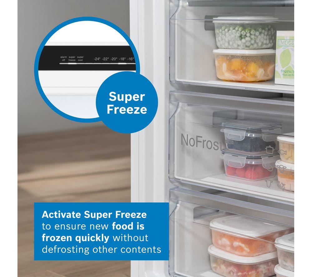 BOSCH Series 2 KGN33NWEBG 70/30 Fridge Freezer - White image number 5 of 10