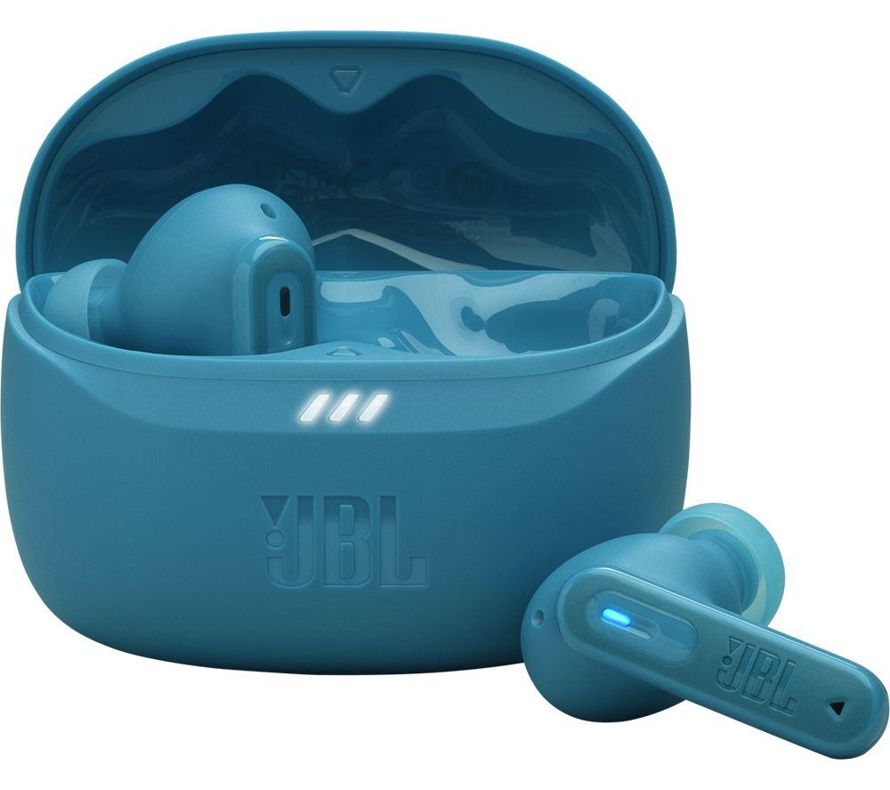 Jbl Tune Beam 2 Wireless Bluetooth Noise-Cancelling Earbuds - Turquoise, Blue
