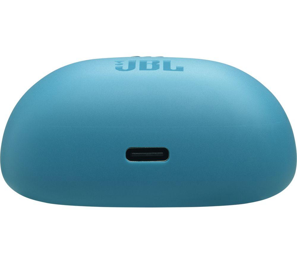 JBL Tune Beam 2 Wireless Bluetooth Noise-Cancelling Earbuds - Turquoise image number 7 of 8