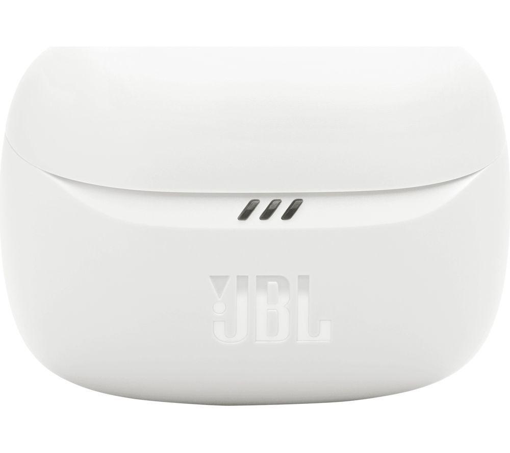 JBL Tune Beam 2 Wireless Bluetooth Noise-Cancelling Earbuds - White image number 7 of 9