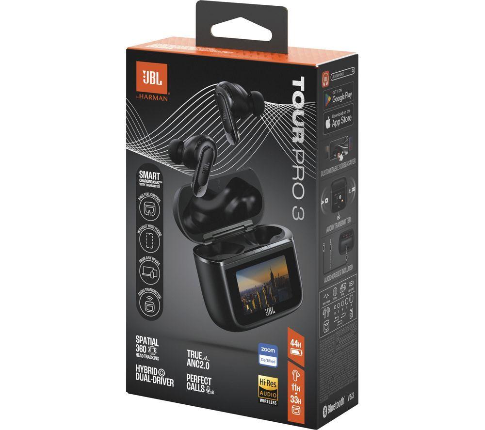 Buy JBL Tour Pro 3 Wireless Bluetooth Noise-Cancelling Earbuds