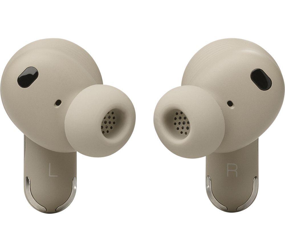 JBL Tour Pro 3 Wireless Bluetooth Noise-Cancelling Earbuds - Latte image number 3 of 8