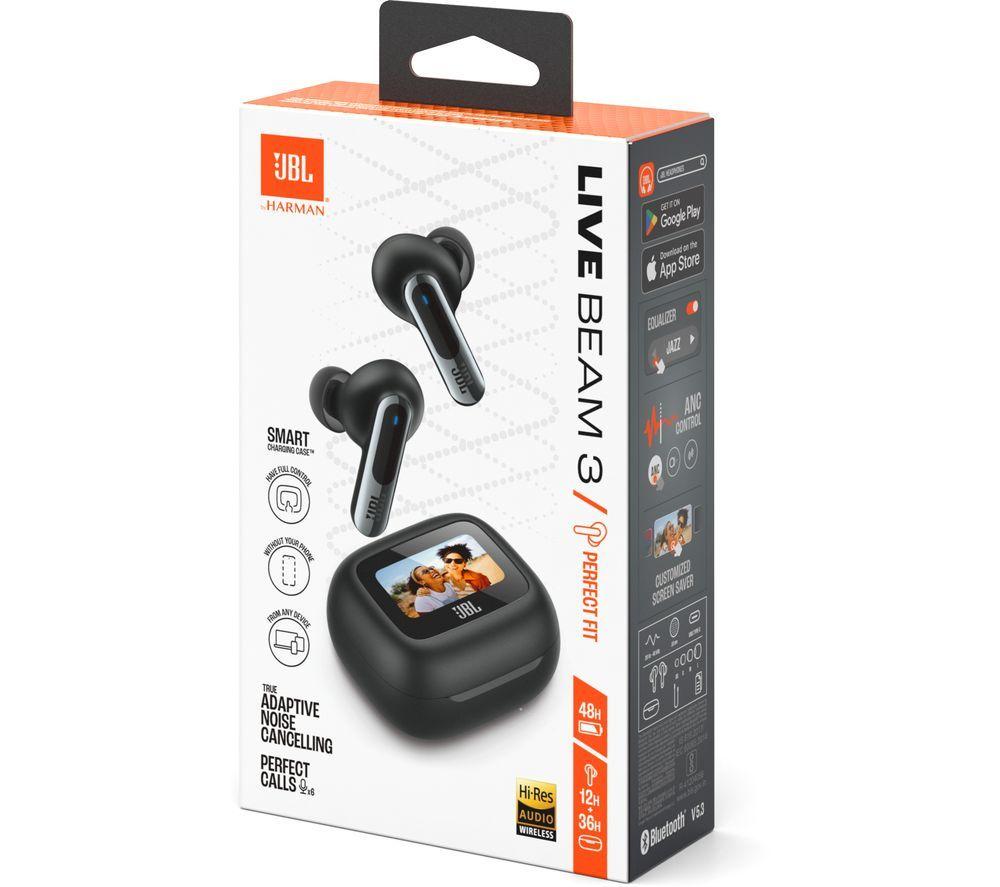 Buy JBL Live Beam 3 Wireless Bluetooth Noise-Cancelling Earbuds