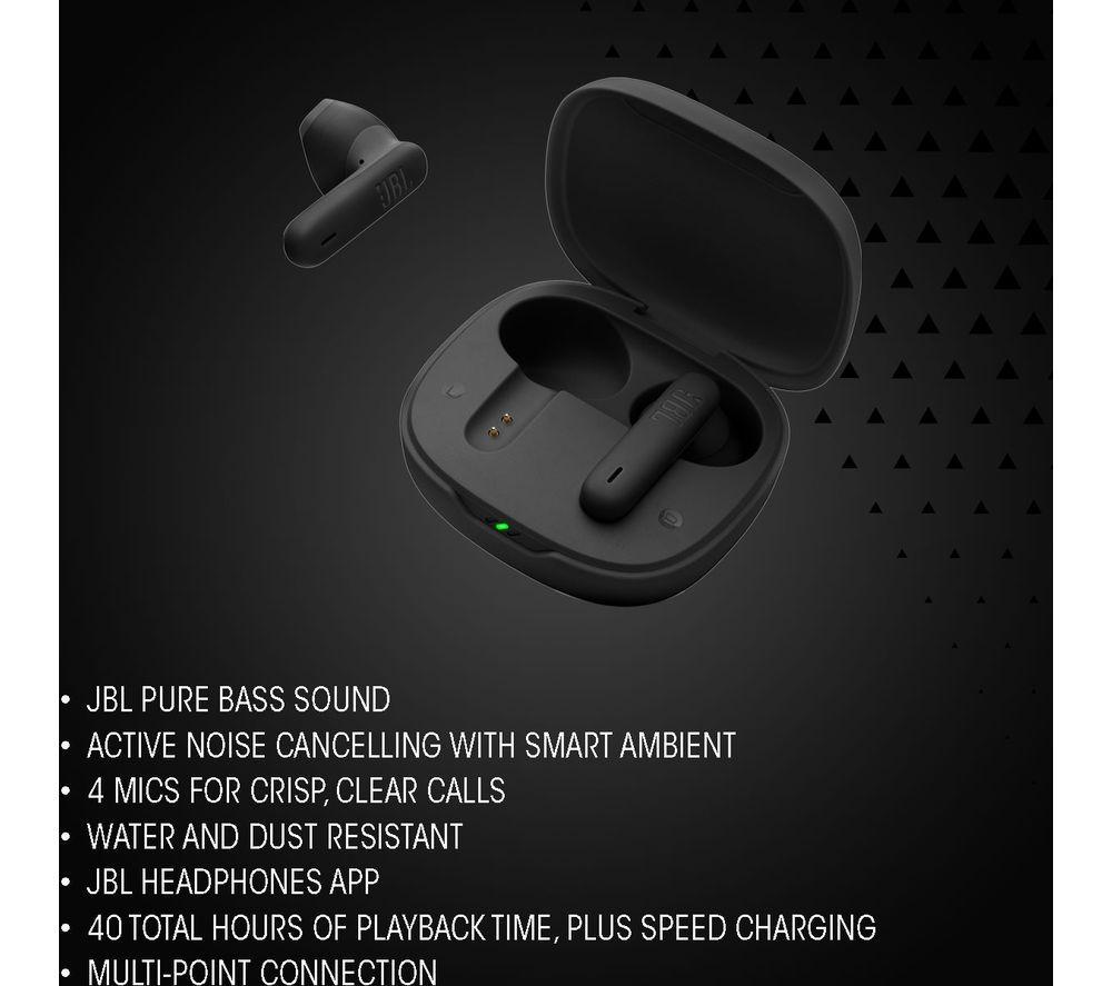 JBL Wave Flex 2 Wireless Bluetooth Earbuds - Black image number 9 of 10