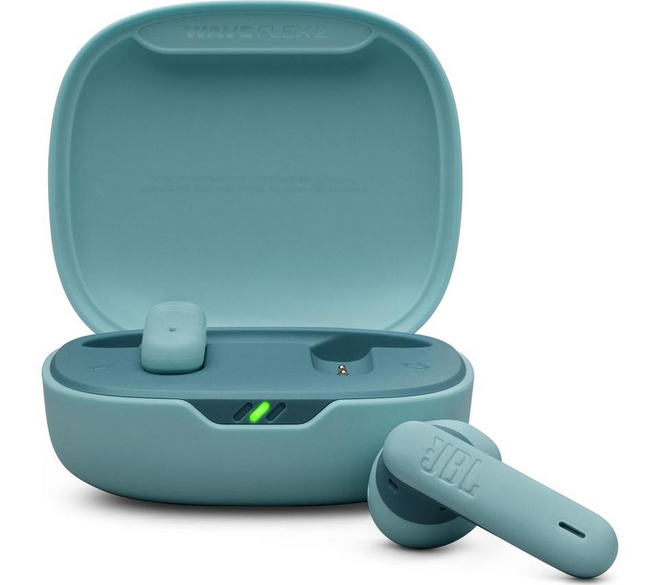 JBL Wave Flex 2 Wireless Bluetooth Earbuds - Blue