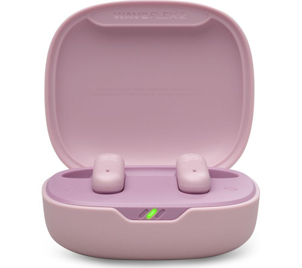 JBL Wave Flex 2 Wireless Bluetooth Earbuds - Pink image number 5 of 10