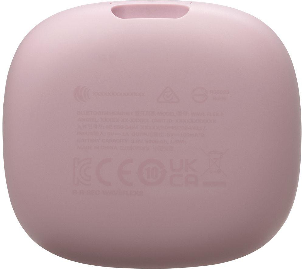 JBL Wave Flex 2 Wireless Bluetooth Earbuds - Pink image number 9 of 10
