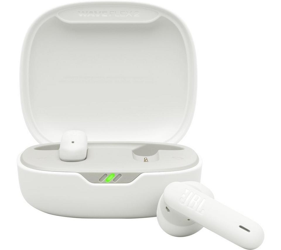 JBL Wave Flex 2 Wireless Bluetooth Earbuds - White