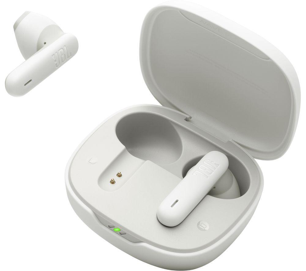 JBL Wave Flex 2 Wireless Bluetooth Earbuds - White image number 8 of 11
