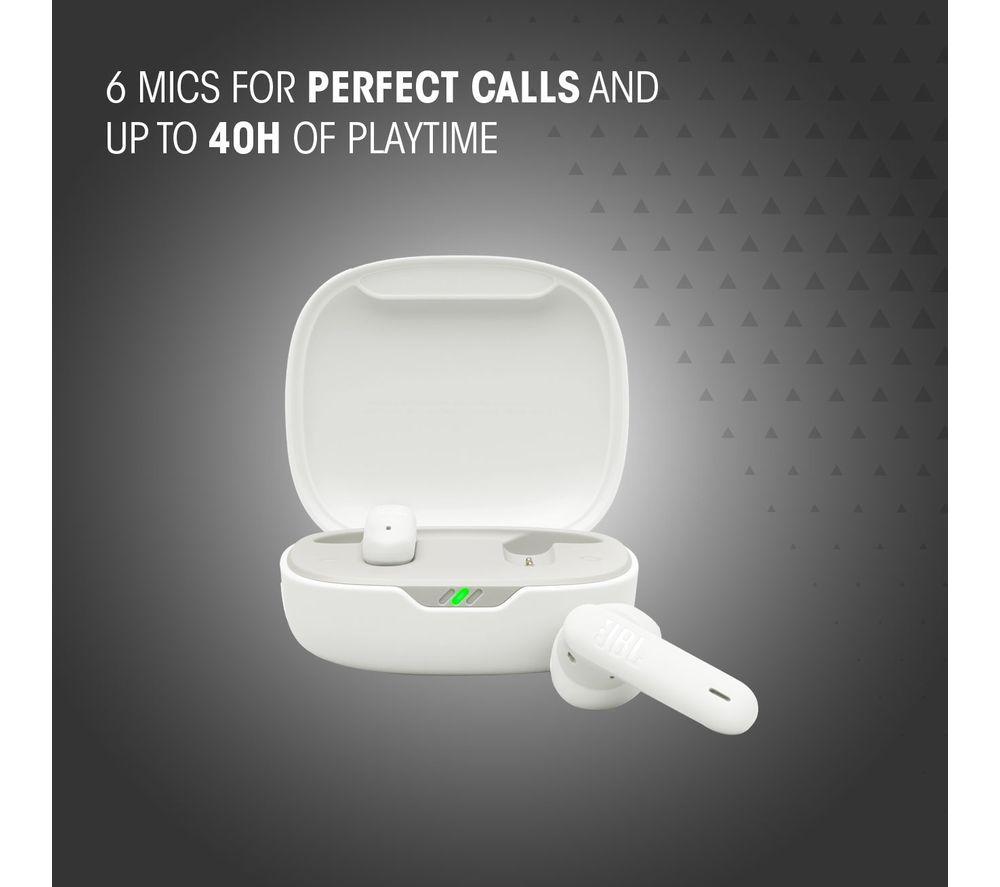 JBL Wave Flex 2 Wireless Bluetooth Earbuds - White image number 10 of 11