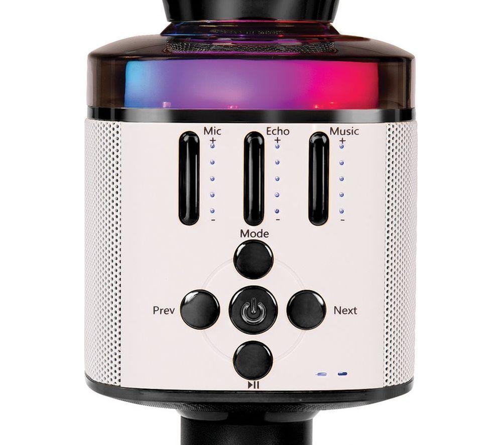 EASY KARAOKE Bluetooth Karaoke Microphone - Black image number 2 of 7