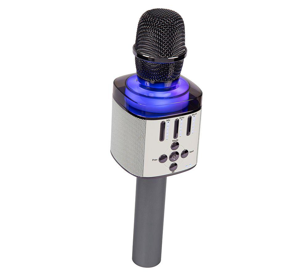 EASY KARAOKE Bluetooth Karaoke Microphone - Black image number 4 of 7