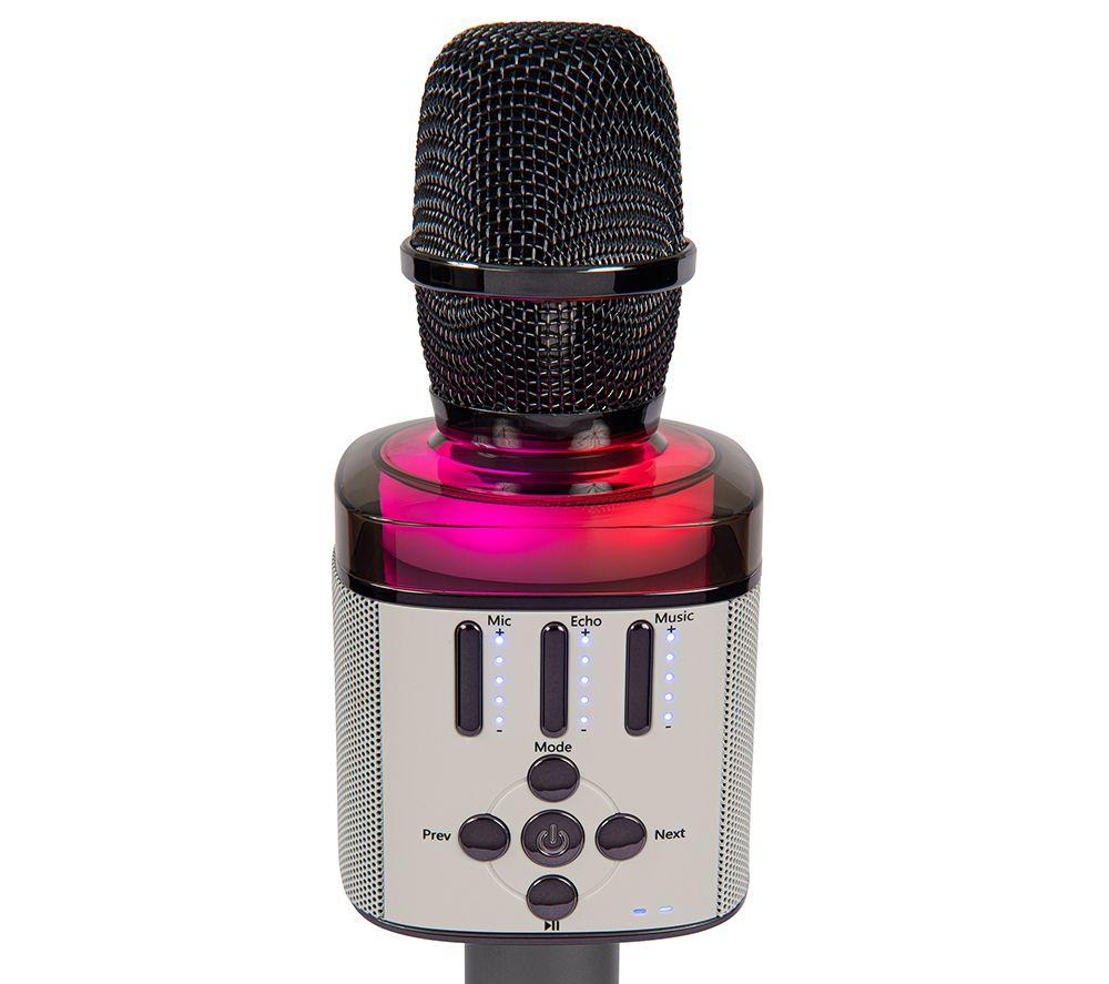 EASY KARAOKE Bluetooth Karaoke Microphone - Black image number 5 of 7