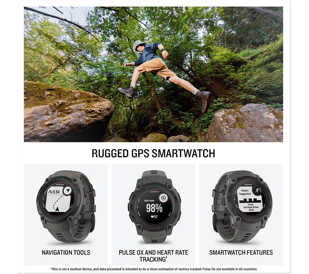 Buy GARMIN Instinct E Smart Watch - 40 mm, Black with Charcoal