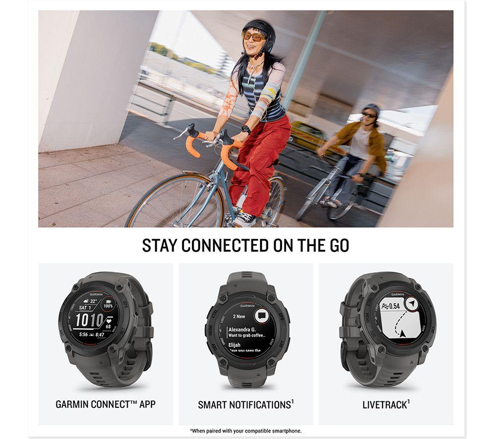 Buy GARMIN Instinct E Smart Watch - 40 mm, Black with Charcoal