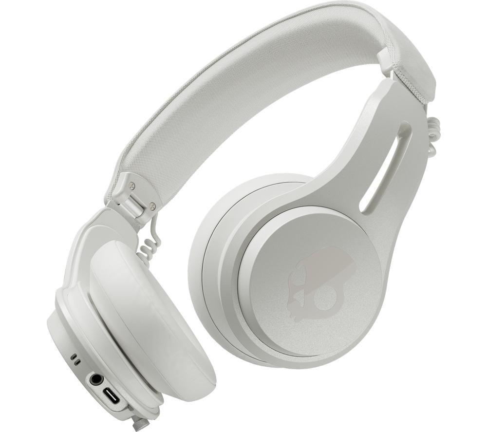 Skullcandy Icon Anc Wireless Bluetooth Noise-Cancelling Headphones - Bone & Orange, Orange,White