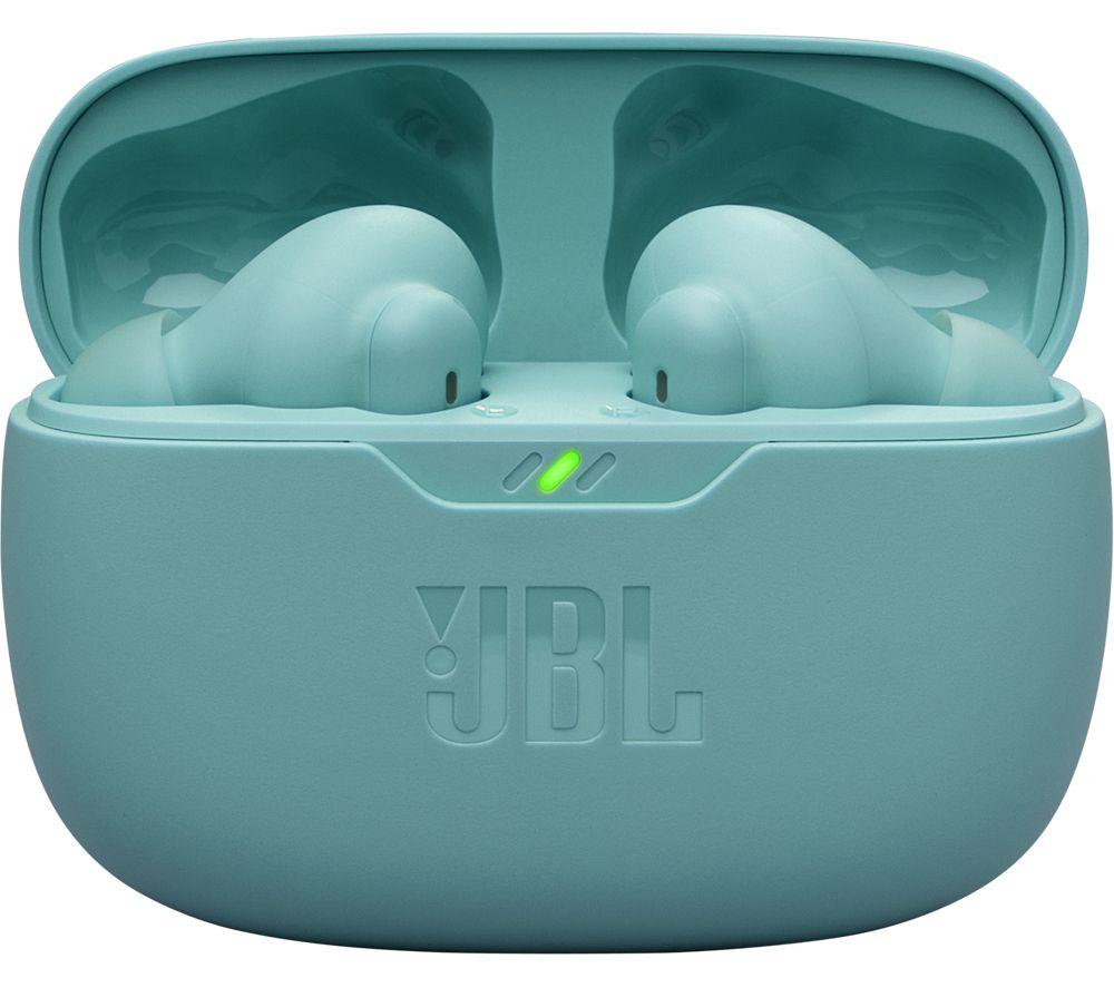 JBL Wave Beam 2 Wireless Bluetooth Earbuds - Blue image number 8 of 11
