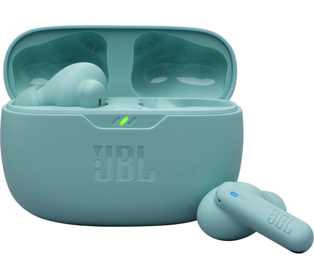 JBL Wave Beam 2 Wireless Bluetooth Earbuds - Blue image number 9 of 11
