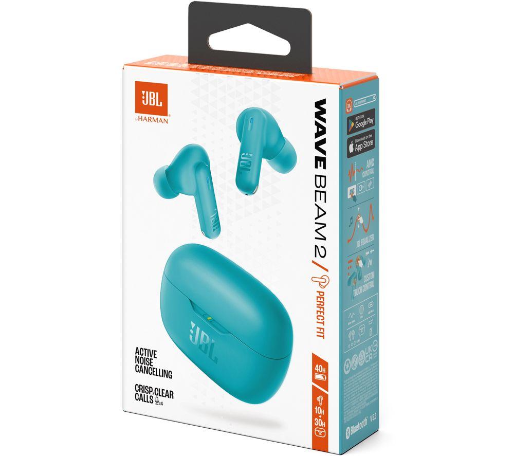 JBL Wave Beam 2 Wireless Bluetooth Earbuds - Blue image number 11 of 11