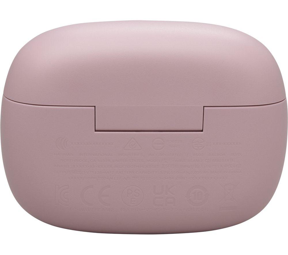 JBL Wave Beam 2 Wireless Bluetooth Earbuds - Pink image number 5 of 11