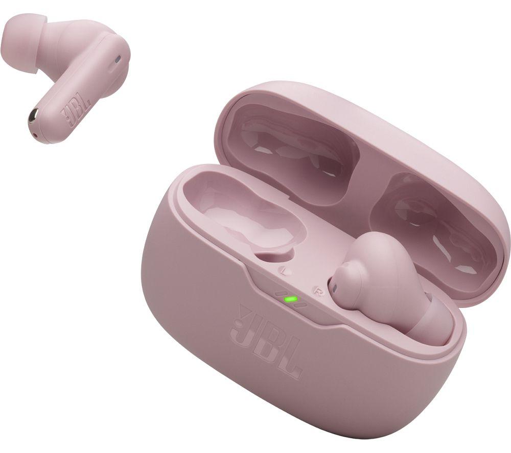 JBL Wave Beam 2 Wireless Bluetooth Earbuds - Pink image number 10 of 11
