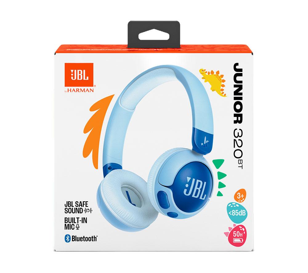 JBL Junior 320BT Wireless Bluetooth Kids Headphones - Blue image number 12 of 12