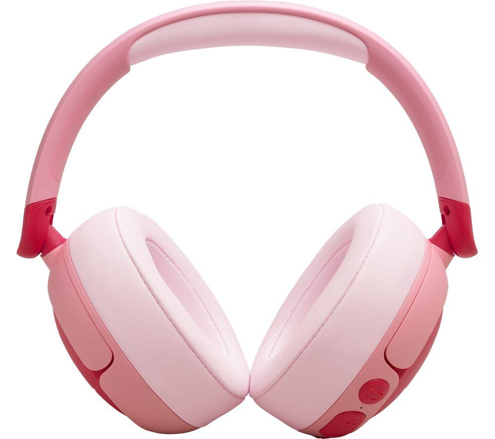 JBL Junior 470NC Wireless Bluetooth Noise-Cancelling Kids Headphones - Pink image number 3 of 5