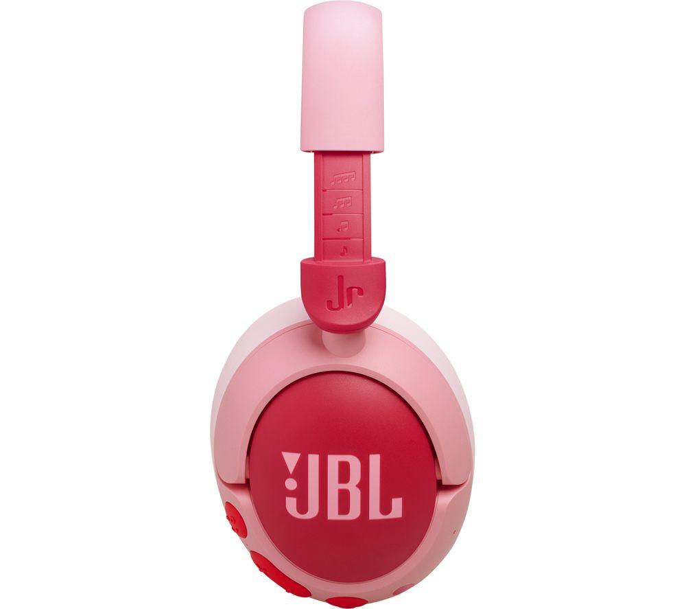 JBL Junior 470NC Wireless Bluetooth Noise-Cancelling Kids Headphones - Pink image number 4 of 5