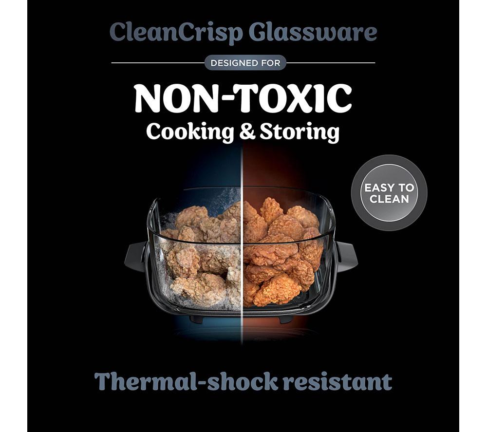 NINJA Crispi 4-in-1 Portable Glass Air Fryer - Cyberspace Blue image number 3 of 11