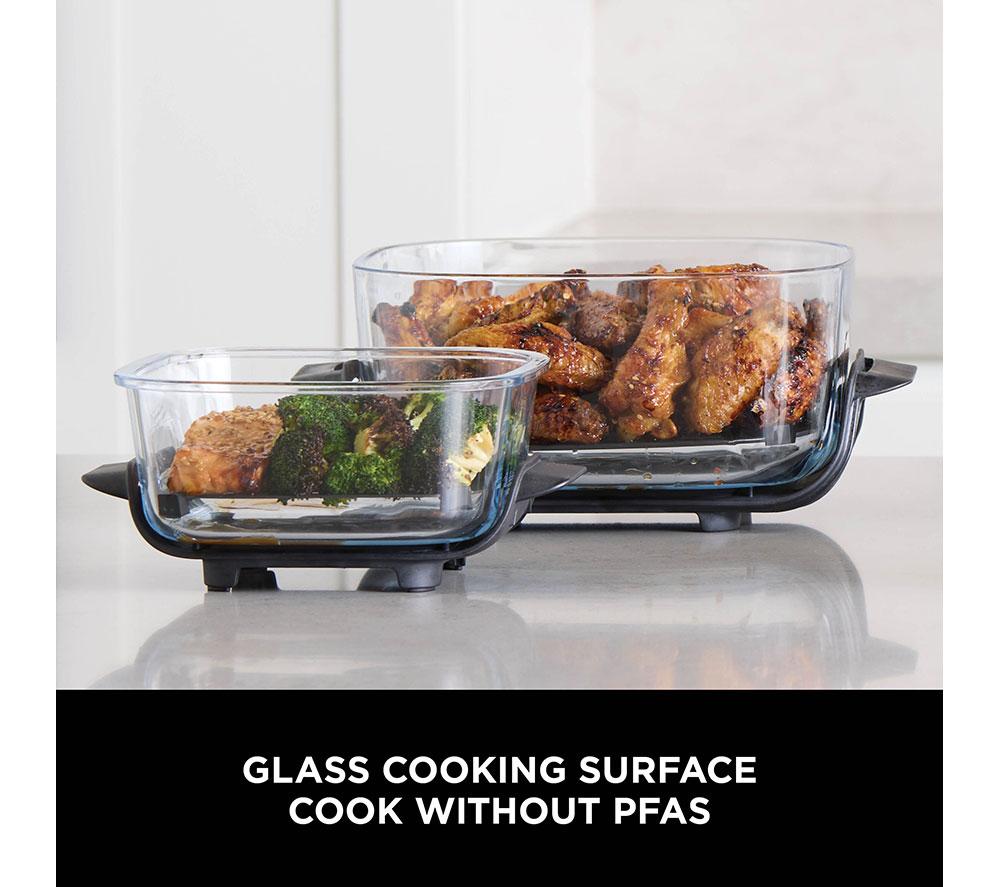 NINJA Crispi 4-in-1 Portable Glass Air Fryer - Cyberspace Blue image number 8 of 11