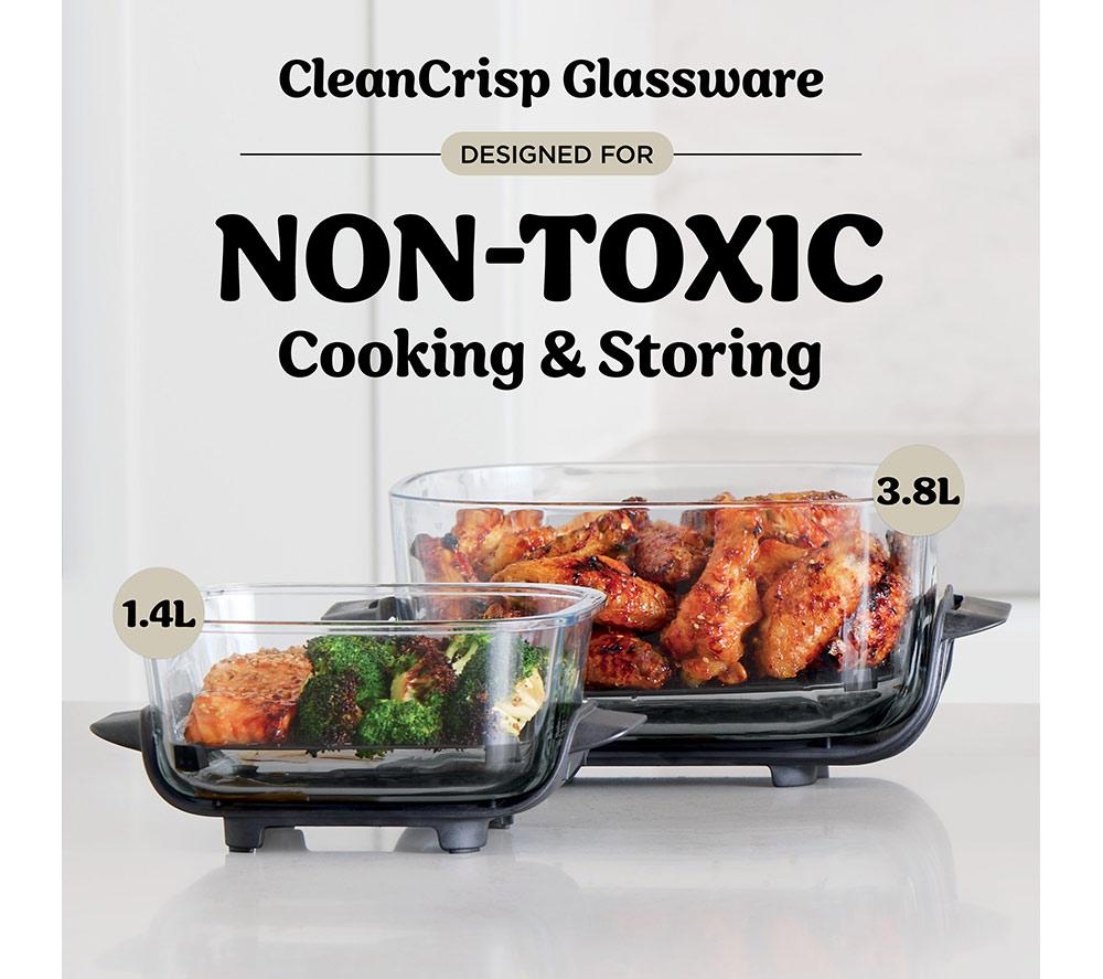 NINJA Crispi 4-in-1 Portable Glass Air Fryer - Stone image number 3 of 15