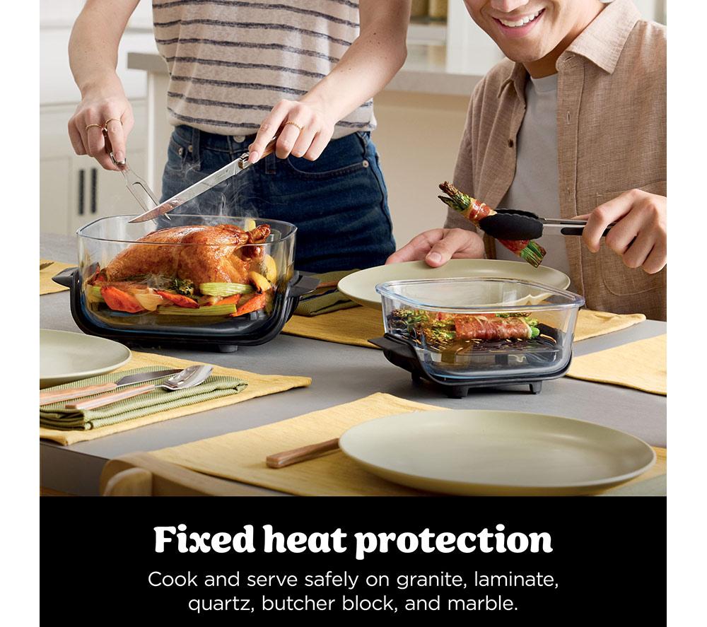 NINJA Crispi 4-in-1 Portable Glass Air Fryer - Stone image number 9 of 15