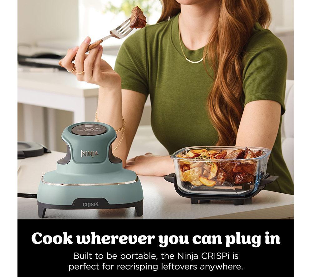 NINJA Crispi 4-in-1 Portable Glass Air Fryer - Sage Green image number 12 of 16