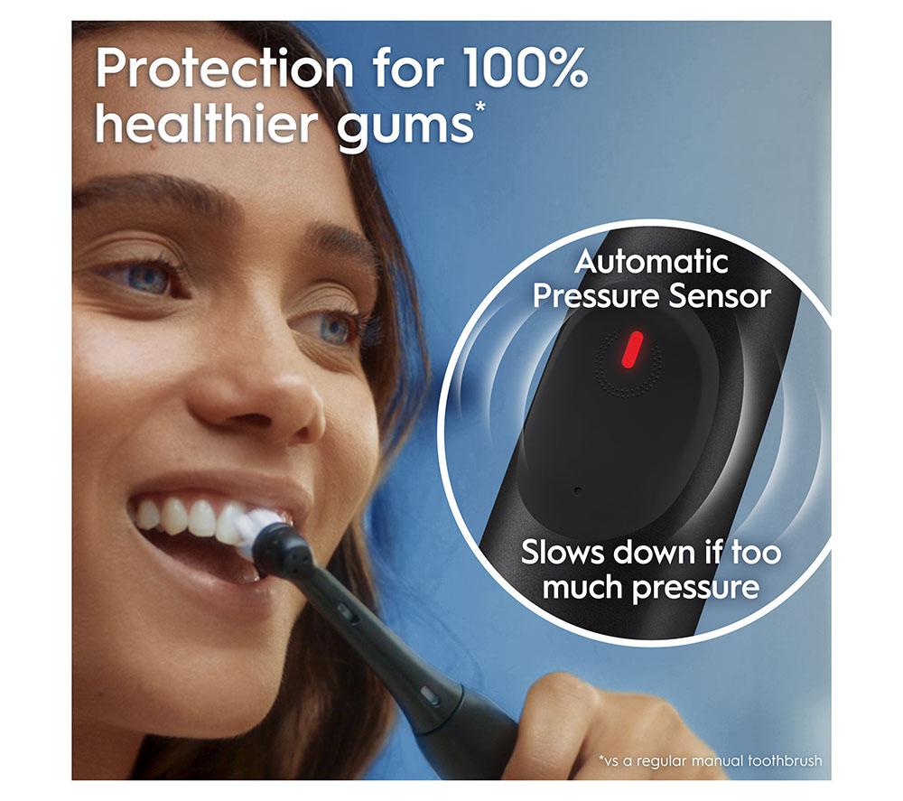 ORAL-B iO2 Electric Toothbrush & Travel Case - Night Black image number 5 of 10