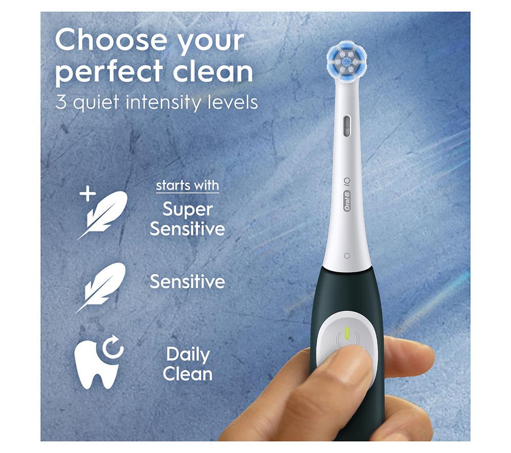 ORAL-B iO 2 Electric Toothbrush & Travel Case - Green image number 3 of 10