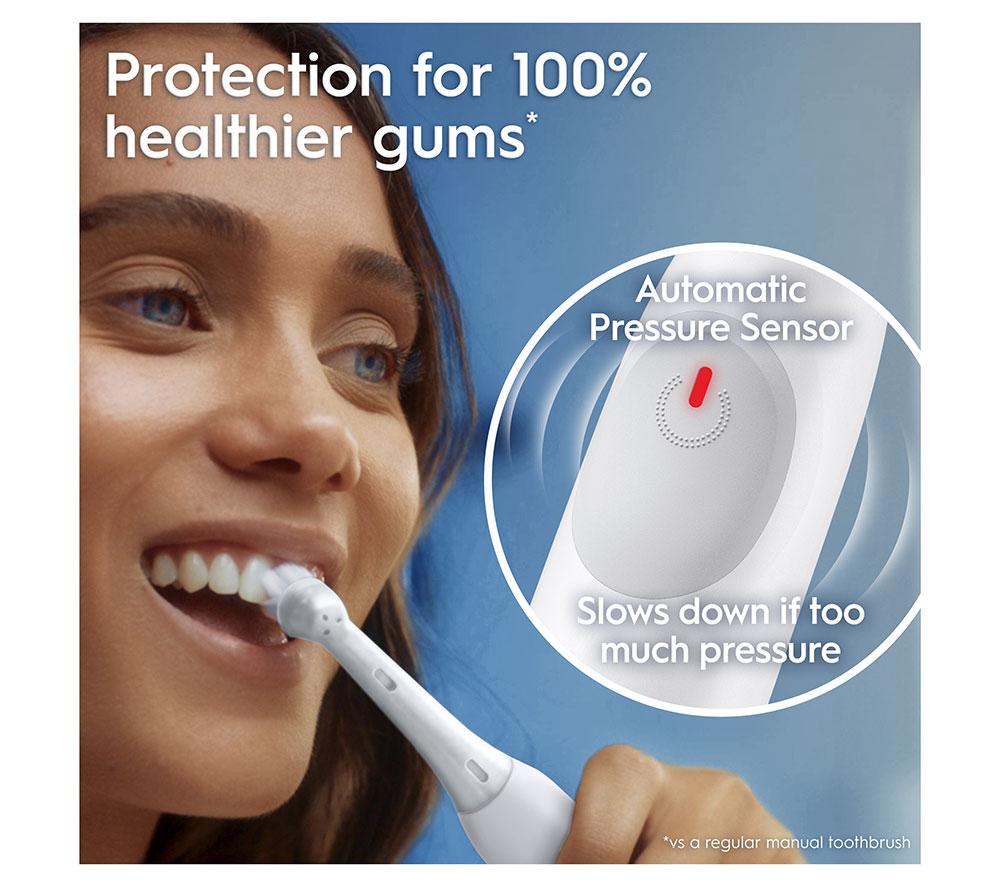 ORAL-B iO2 Electric Toothbrush & Travel Case - Simple White image number 5 of 10