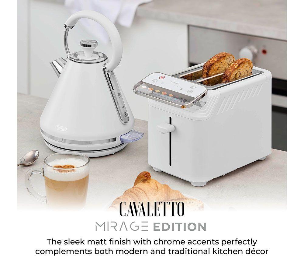 TOWER Cavaletto Mirage T20096WHT 2-Slice Toaster - White image number 11 of 15