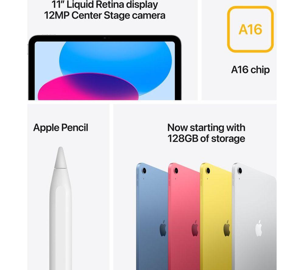 APPLE 11" iPad (2025) - 256 GB, Yellow image number 7 of 8