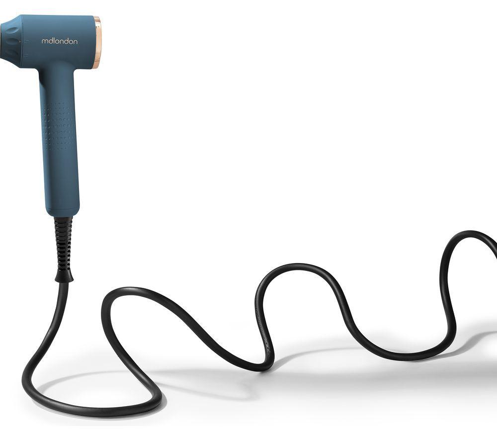 MDLONDON CURL 4-in-1 Right Angled Curling Wand - Casal Blue image number 5 of 15