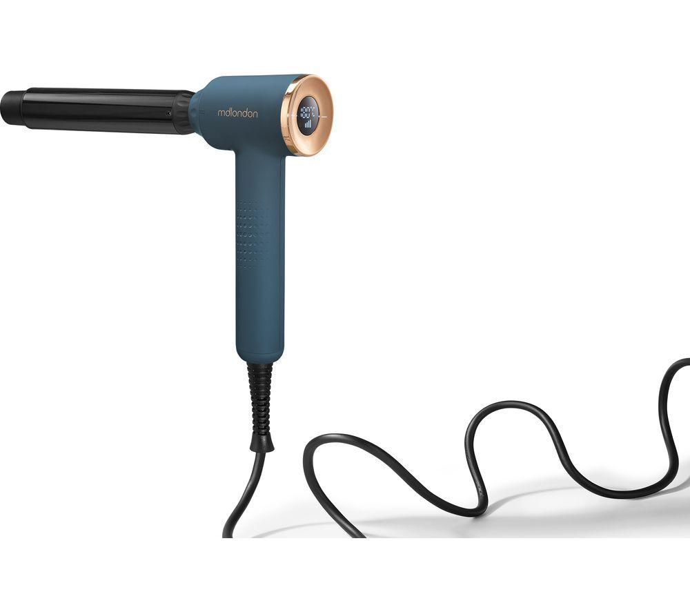 MDLONDON CURL 4-in-1 Right Angled Curling Wand - Casal Blue image number 7 of 15