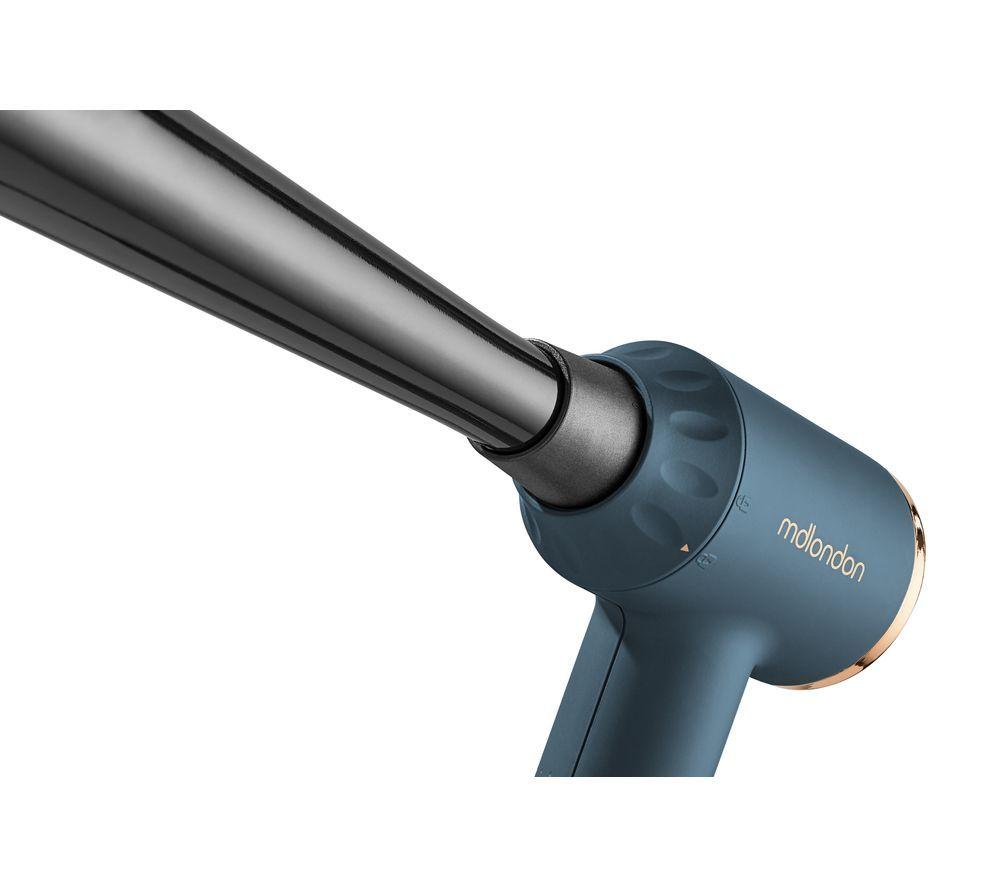 MDLONDON CURL 4-in-1 Right Angled Curling Wand - Casal Blue image number 11 of 15
