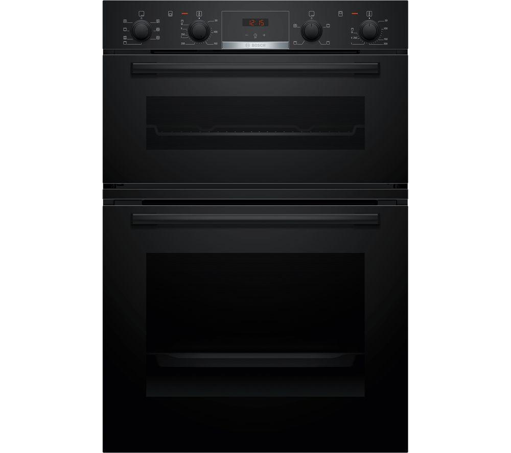 BOSCH Series 4 MBA533BB3B Electric Double Oven - Black, Black