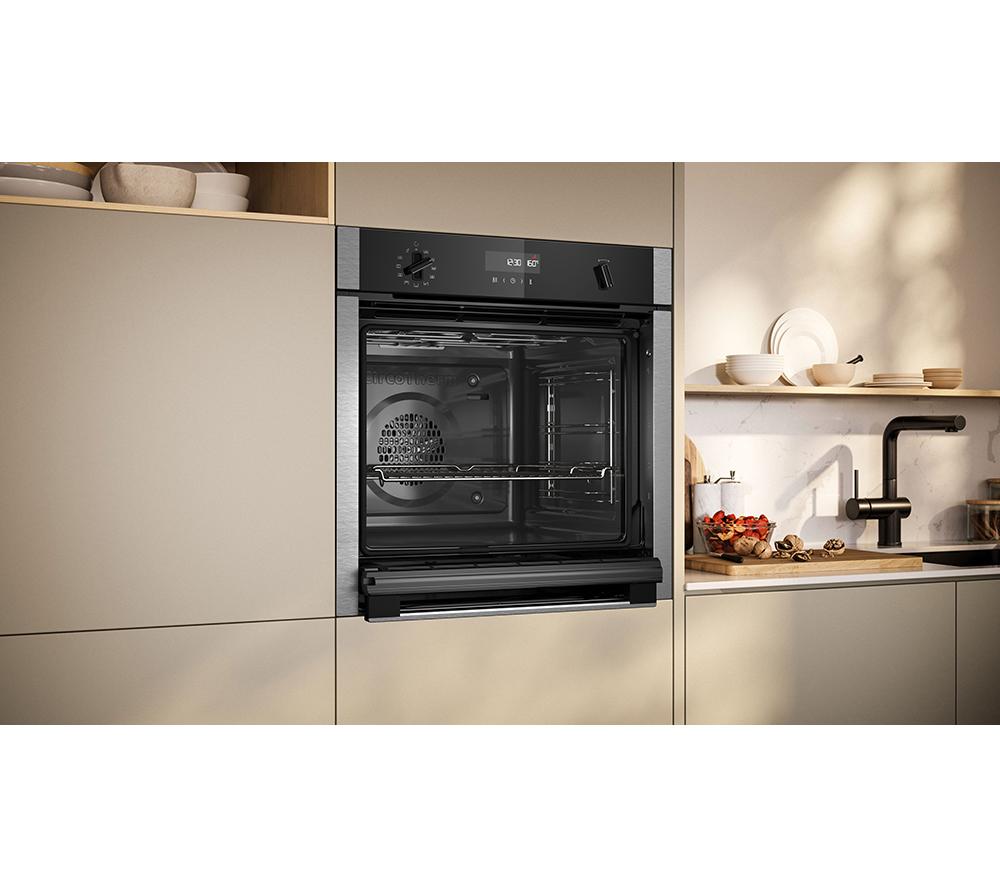 NEFF Slide&Hide N50 B6ACH7AN7B Electric Pyrolytic Smart Oven - Stainless Steel image number 16 of 17