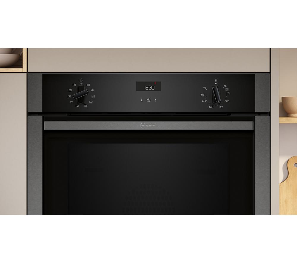 NEFF Slide&Hide N50 B3ACE4AG3B Electric Oven - Graphite Grey image number 2 of 16