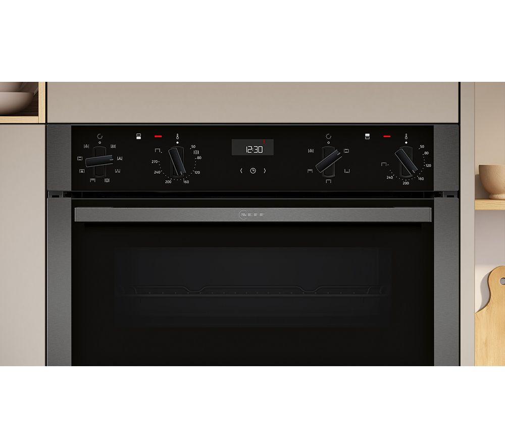 NEFF N50 U1ACE2AG3B Electric Double Oven - Graphite image number 2 of 9