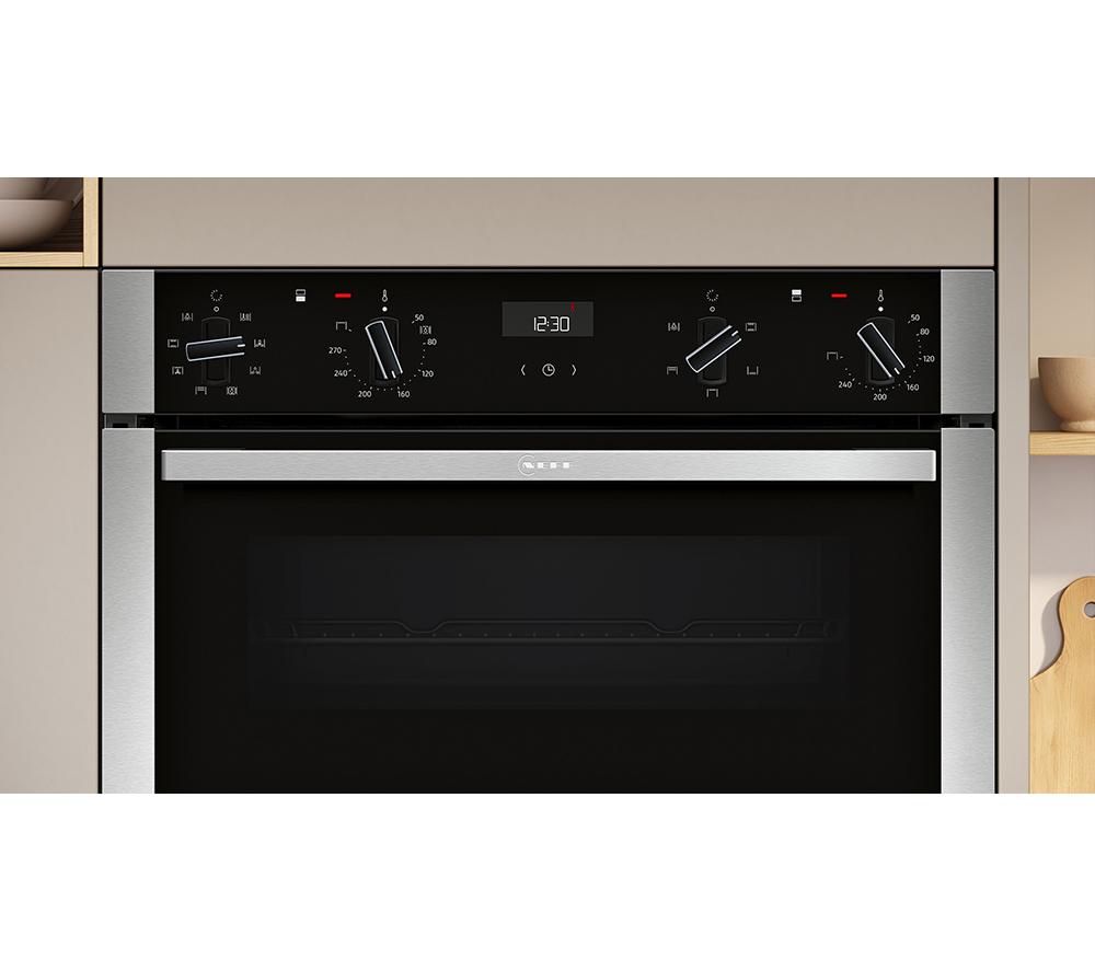 NEFF N50 U1ACE2AN3B Electric Built-in Double Oven - Stainless Steel image number 2 of 10