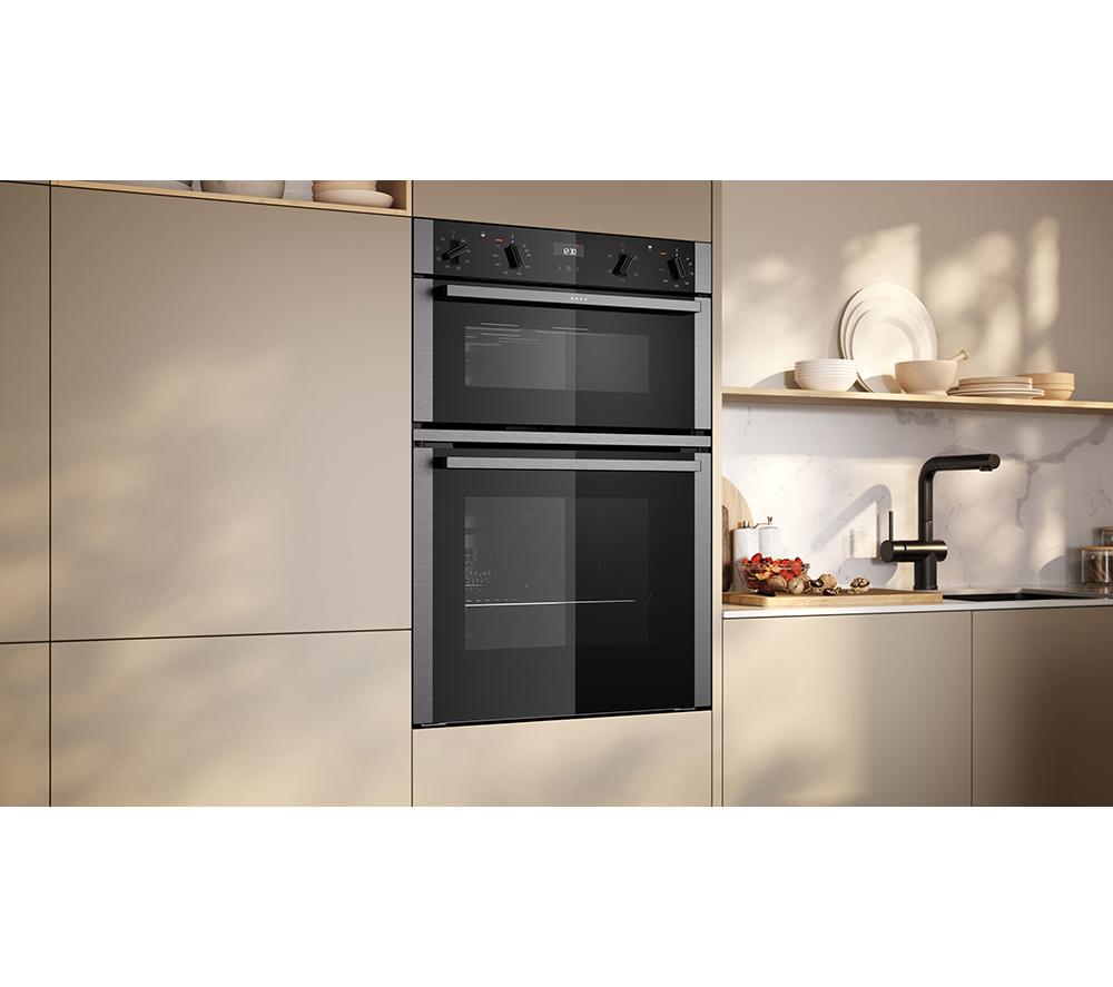 NEFF N50 U1ACE2AN3B Electric Built-in Double Oven - Stainless Steel image number 5 of 10